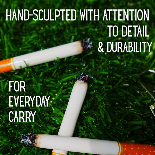 NEW: Hand-sculpted Ciggie Keychains