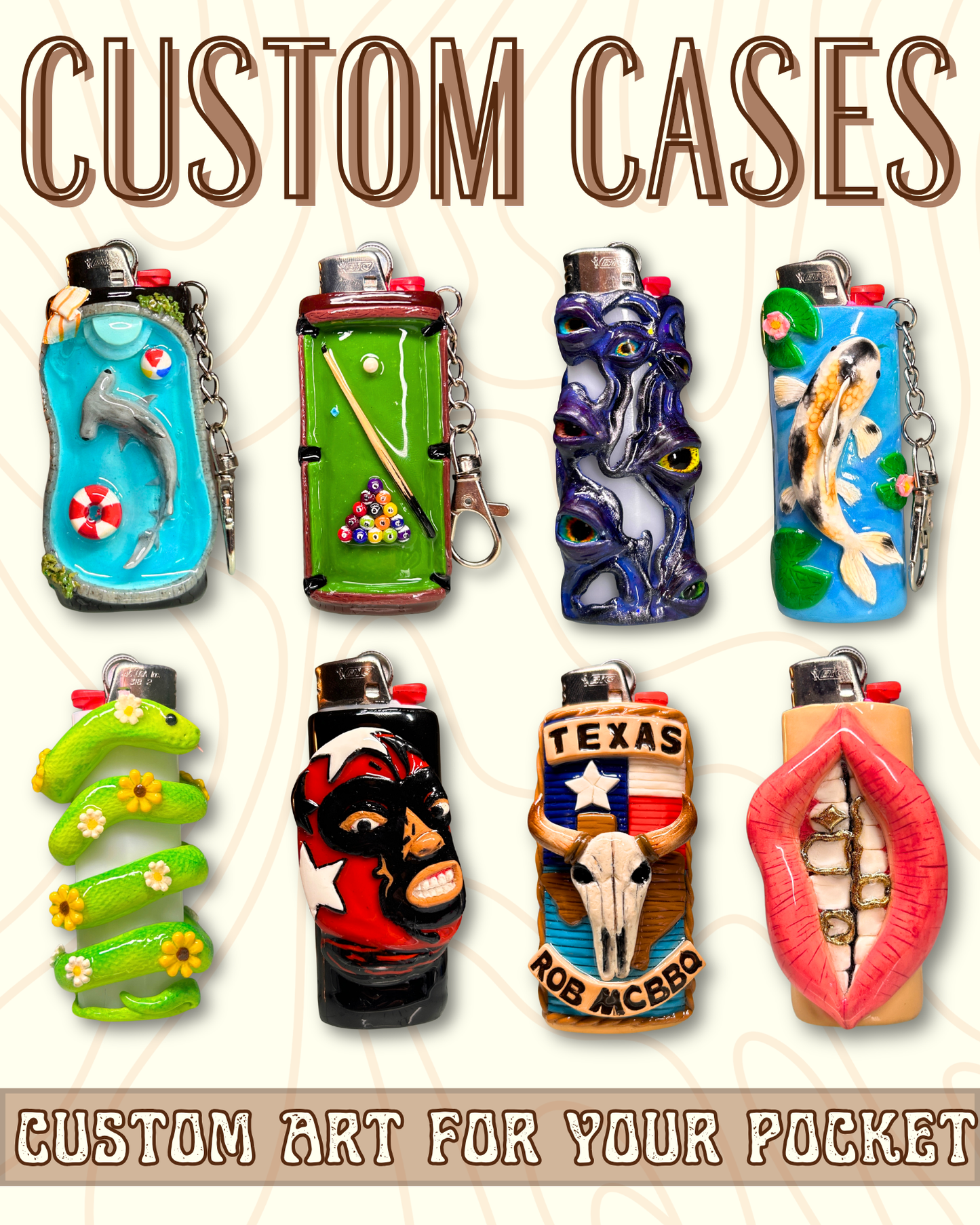 Custom Handmade Lighter Case *PRE-ORDER SEP*