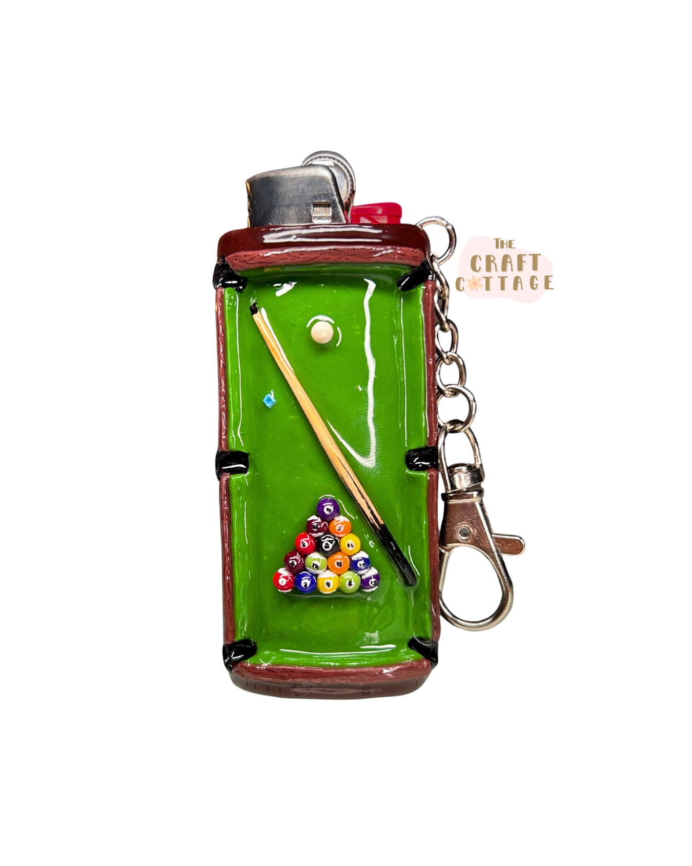 Hand-sculpted Pool Table Lighter Case *PRE-ORDER SEP*