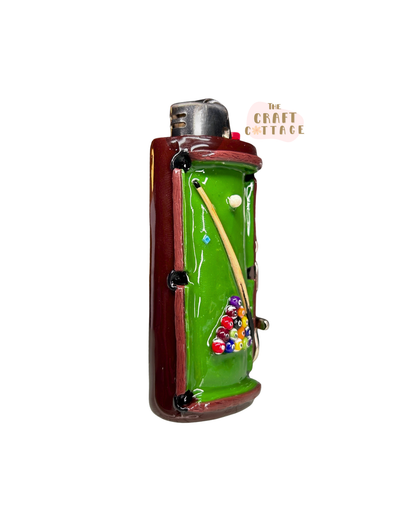 Hand-sculpted Pool Table Lighter Case *PRE-ORDER SEP*