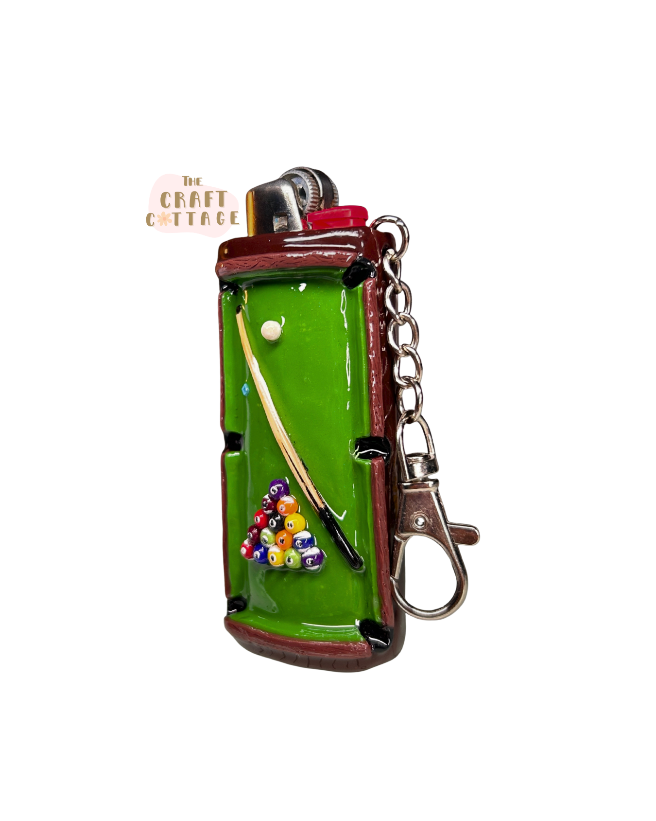 Hand-sculpted Pool Table Lighter Case *PRE-ORDER SEP*