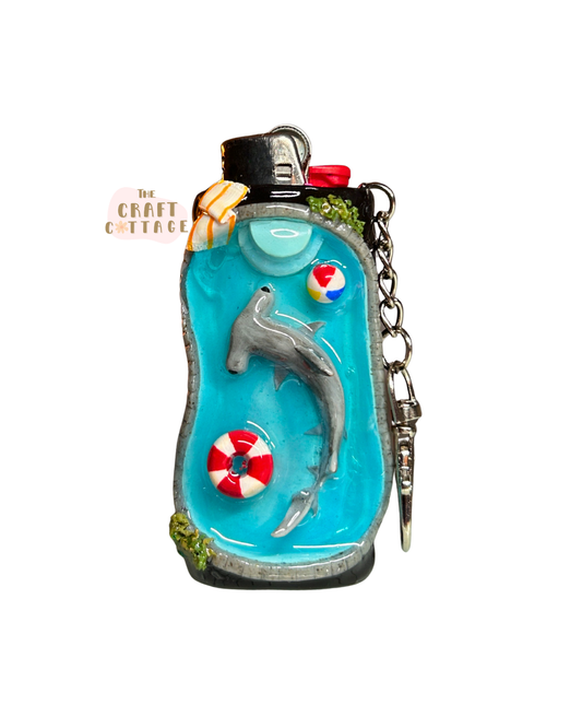Hand-sculpted Hammerhead Pool Lighter Case *PRE-ORDER SEP*