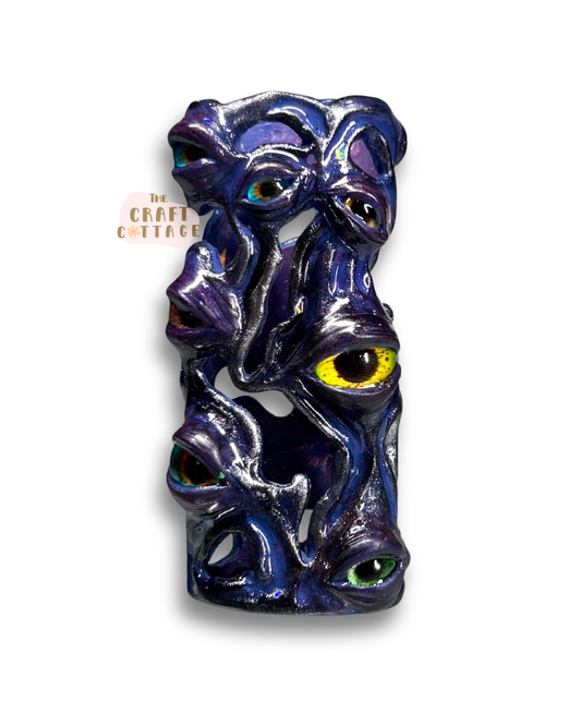 Hand-sculpted Eyeball Lighter Case with Holes *PRE-ORDER SEP*